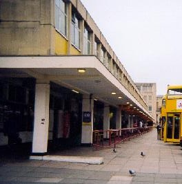 Post-war redevelopment at its finest: the bus station. Bombs took this area out completely in the three-night raid in 1944.