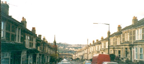 Road in Oldfield Park, a late nineteenth century development