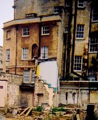 The first part of the new Bath Spa Project - excavation of the former Beau Street Baths